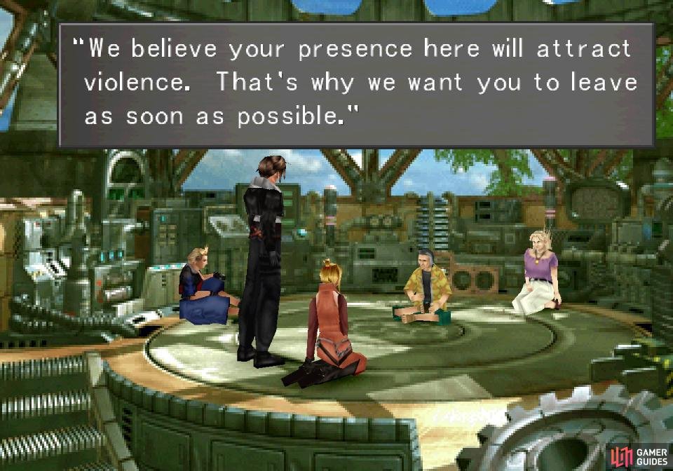 Talk to the mayor to find out that you have some insurmountable differences