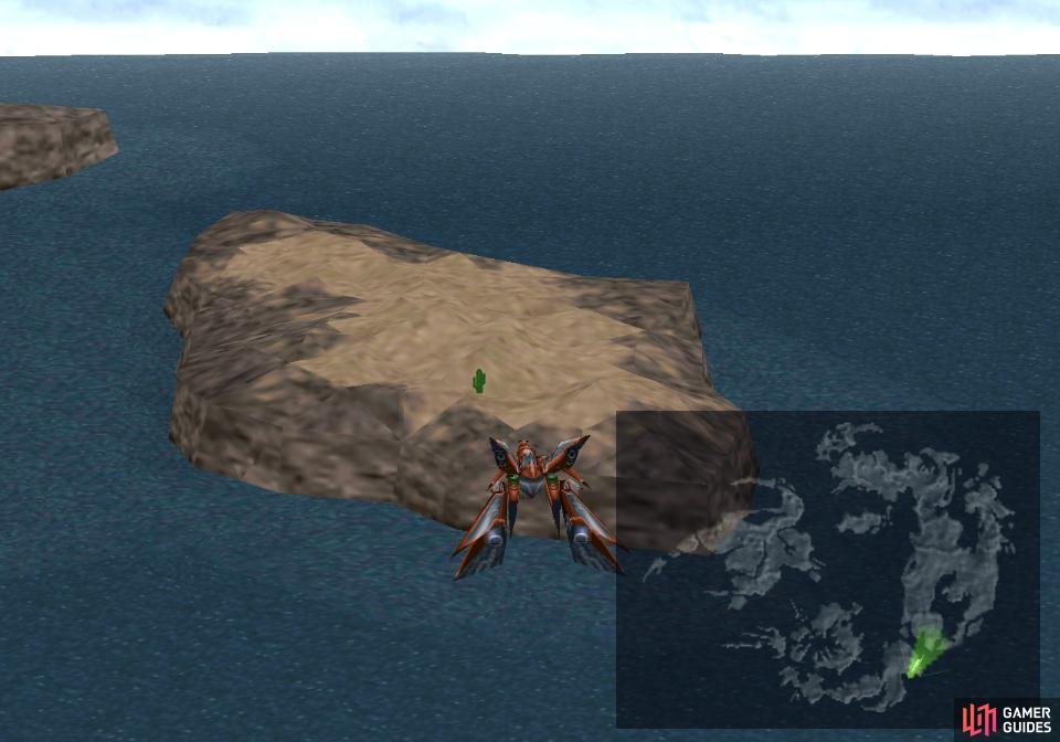 Find Cactuar Island off the coast of the Kashkabald Desert