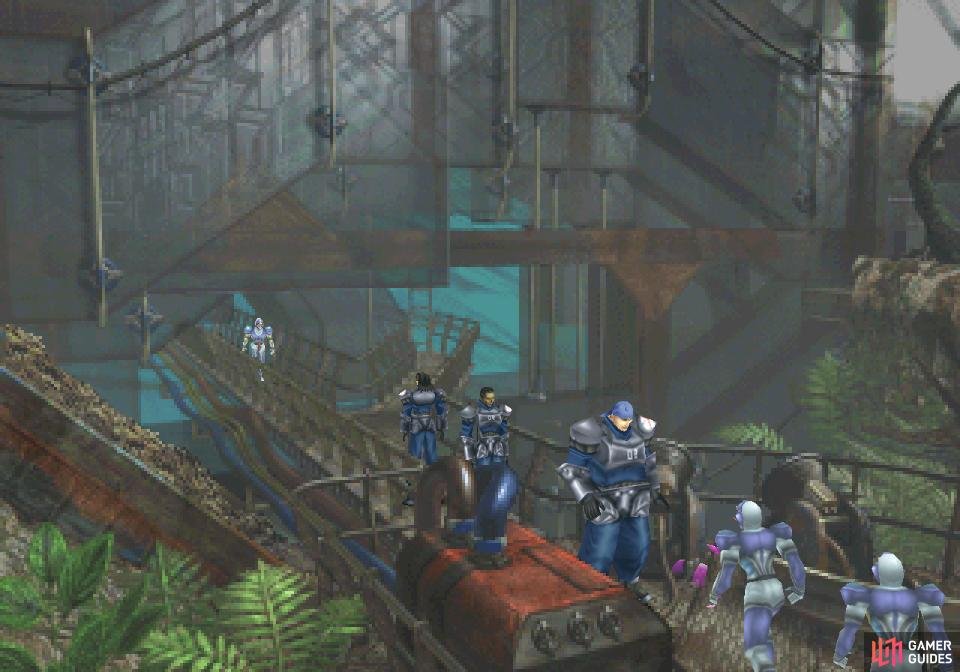 As you near the excavation site you&rsquo;ll be ambushed by Esthar Soldiers