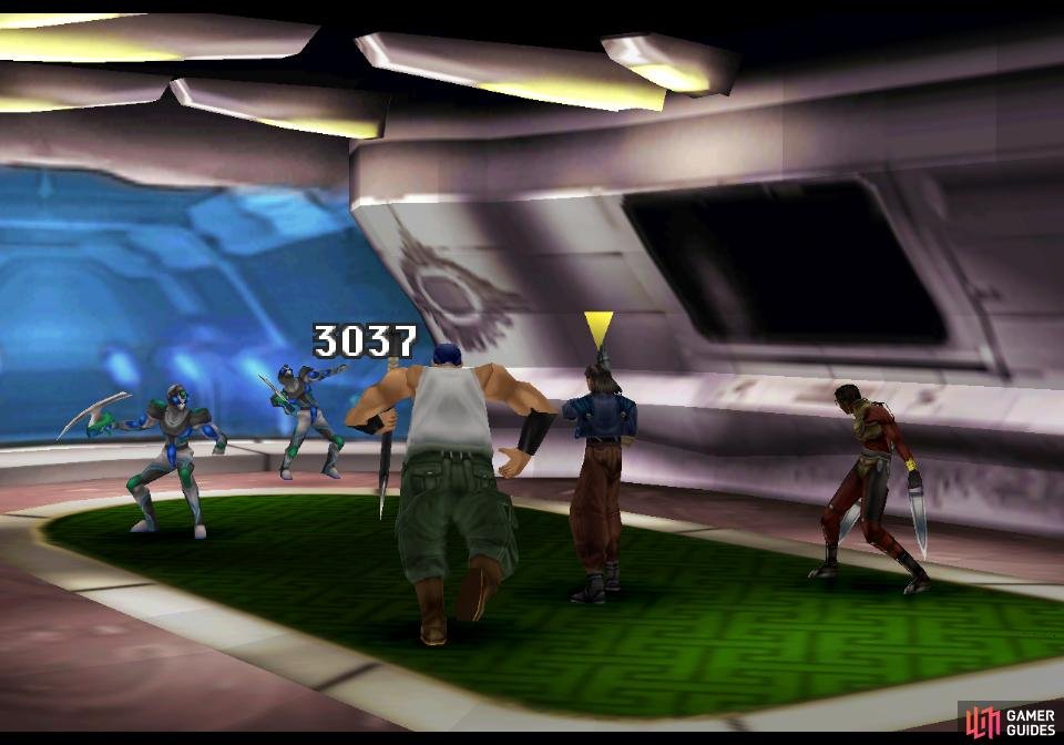 Defeat a final group of Esthar Soldiers