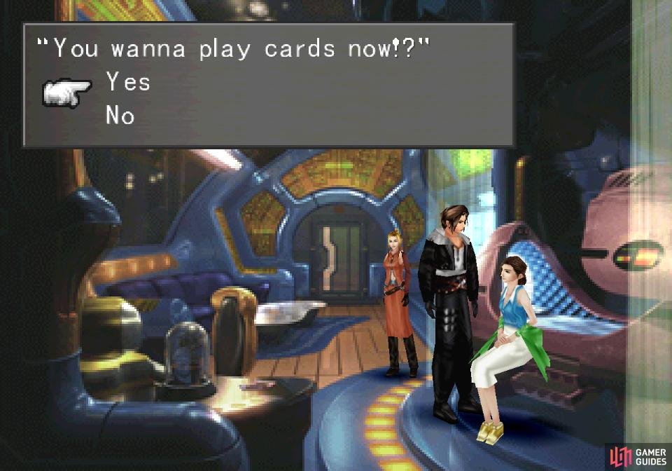 Challenge Ellone to a game of cards