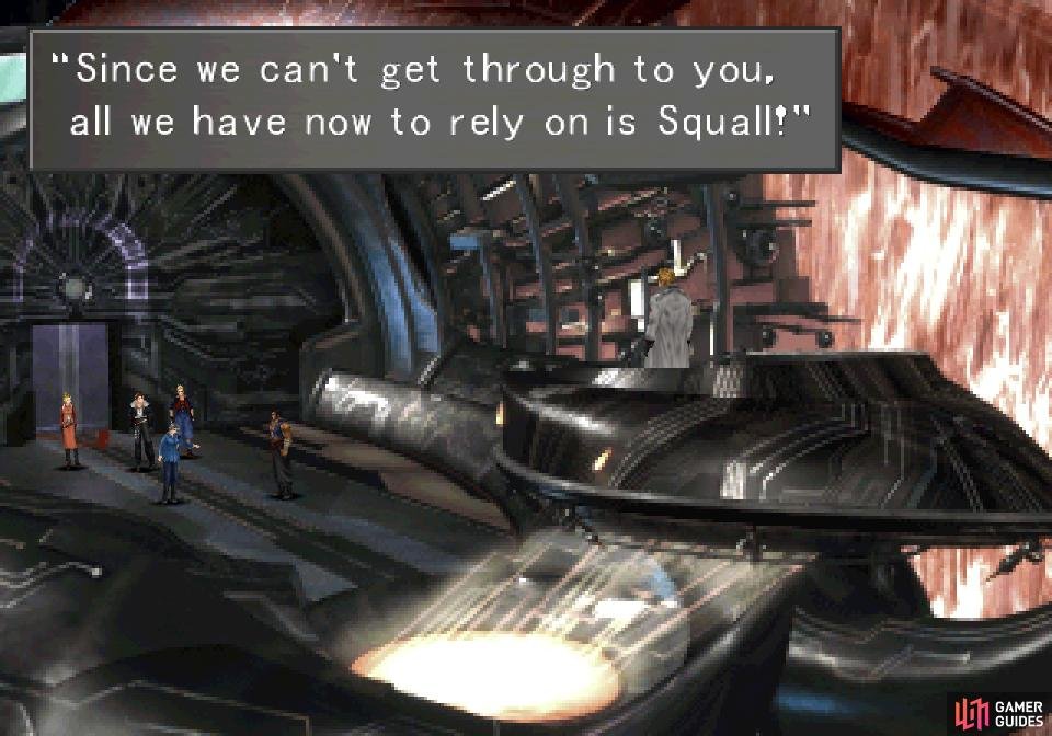 Seifer&rsquo;s minions will decide enough is enough, and try to reason with him.