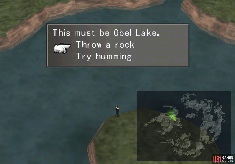 Search around Obel Lake until you&rsquo;re prompted to interact with it.