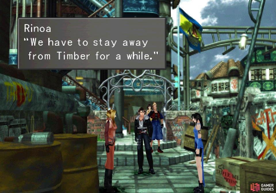 After the debacle at the TV Station you&rsquo;ll be informed Timber is no longer safe