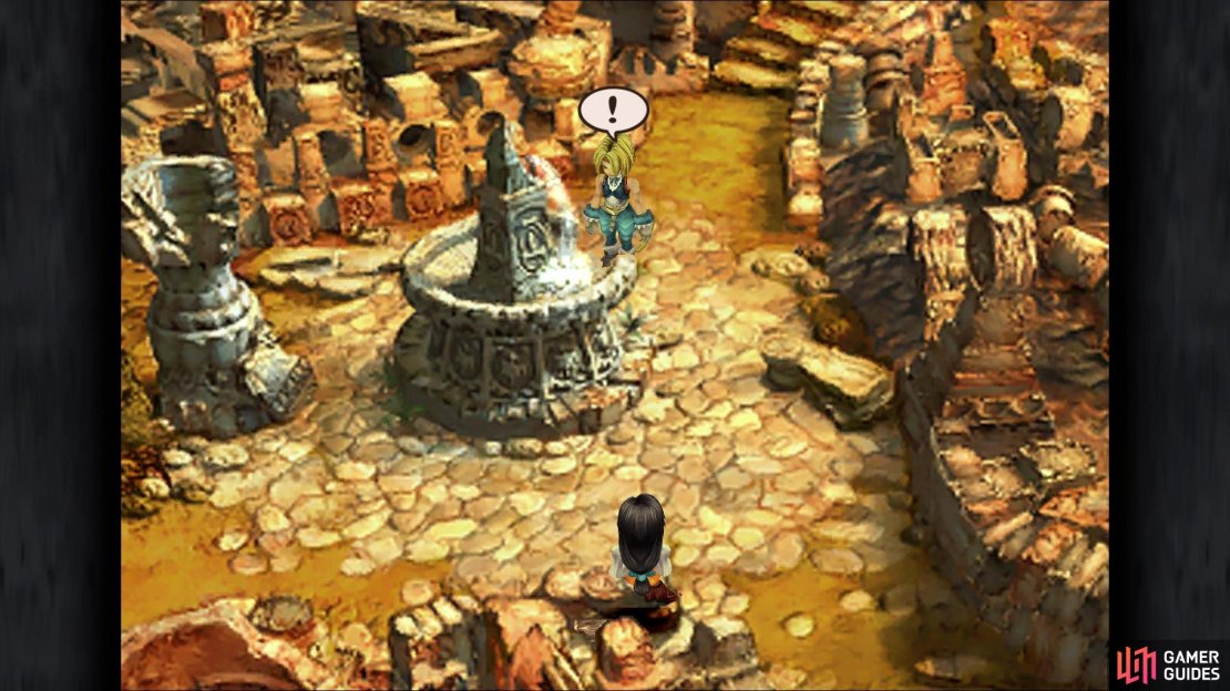 Libra is found in Madain Sari, behind the fountain