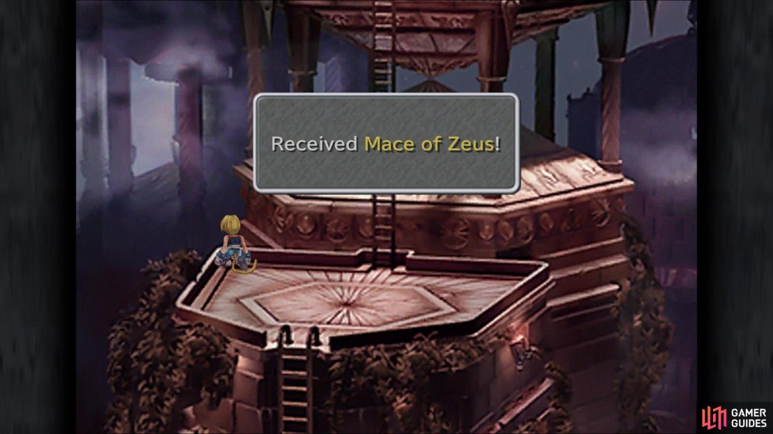 Vivi&rsquo;s Mace of Zeus is found right before the second ladder