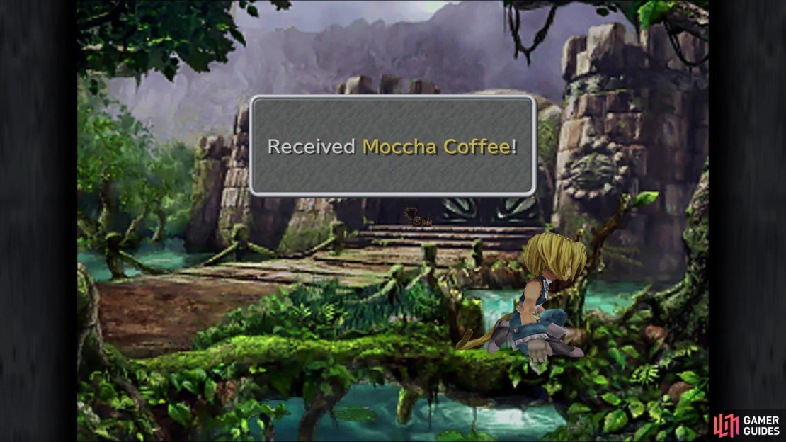 The Moccha Coffee can be found at the South Gate near Chocobo&rsquo;s Forest