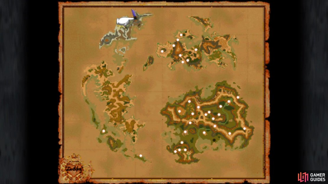 The location of Mountain Crack 1 on the world map