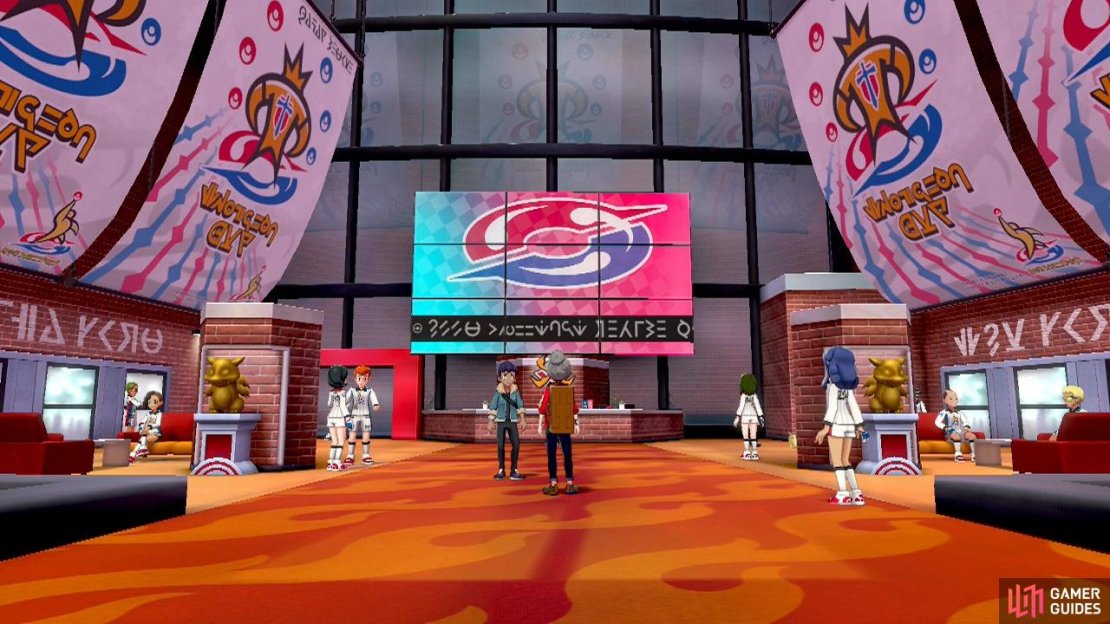 You&rsquo;ll be returning to this stadium to battle the Fire-type Gym Leader.