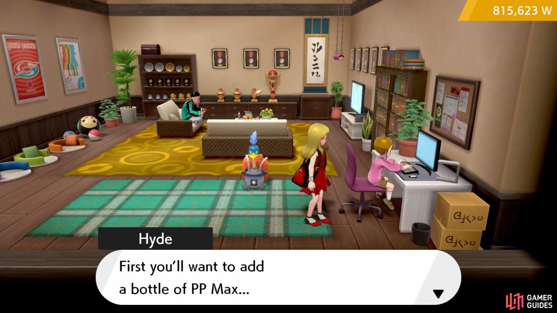 No, don&rsquo;t use any PP Maxes; they&rsquo;re too valuable. Use a Rare Candy or Bottle Cap if you must.