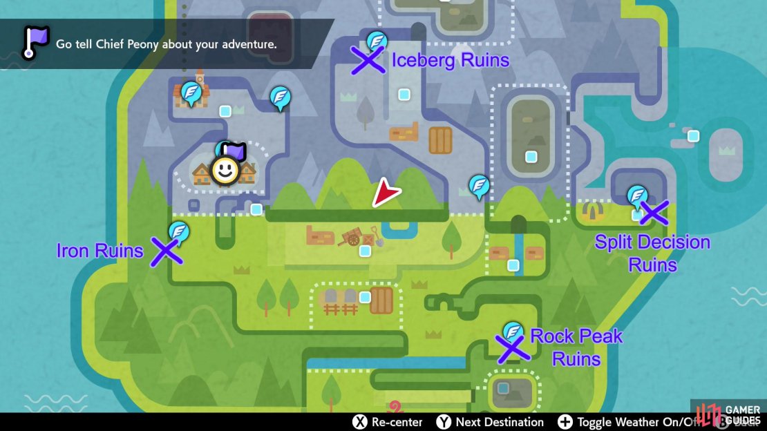 For your convenience, here&rsquo;s a map of where all the ruins are located.