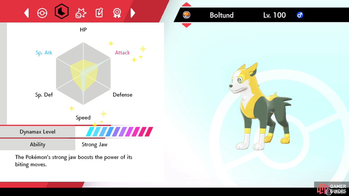 Press the X Button when checking a Pok&eacute;mon&rsquo;s stats to view their EVs.