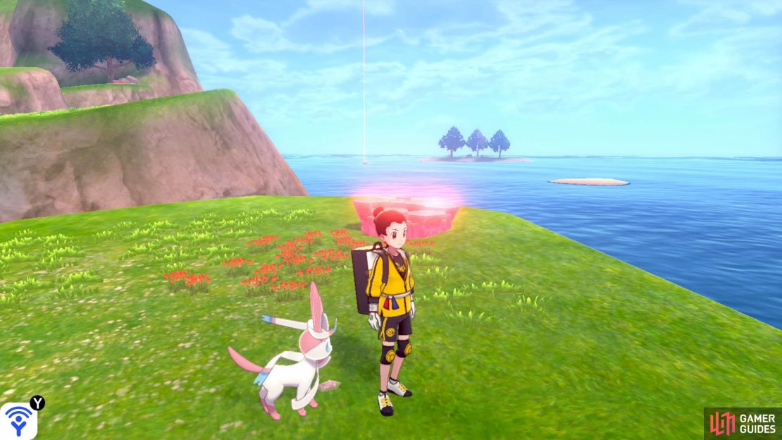 Den C: Coming from Armor Station, head around the right side of the rocky hill on the right. It&rsquo;s overlooking the ocean.