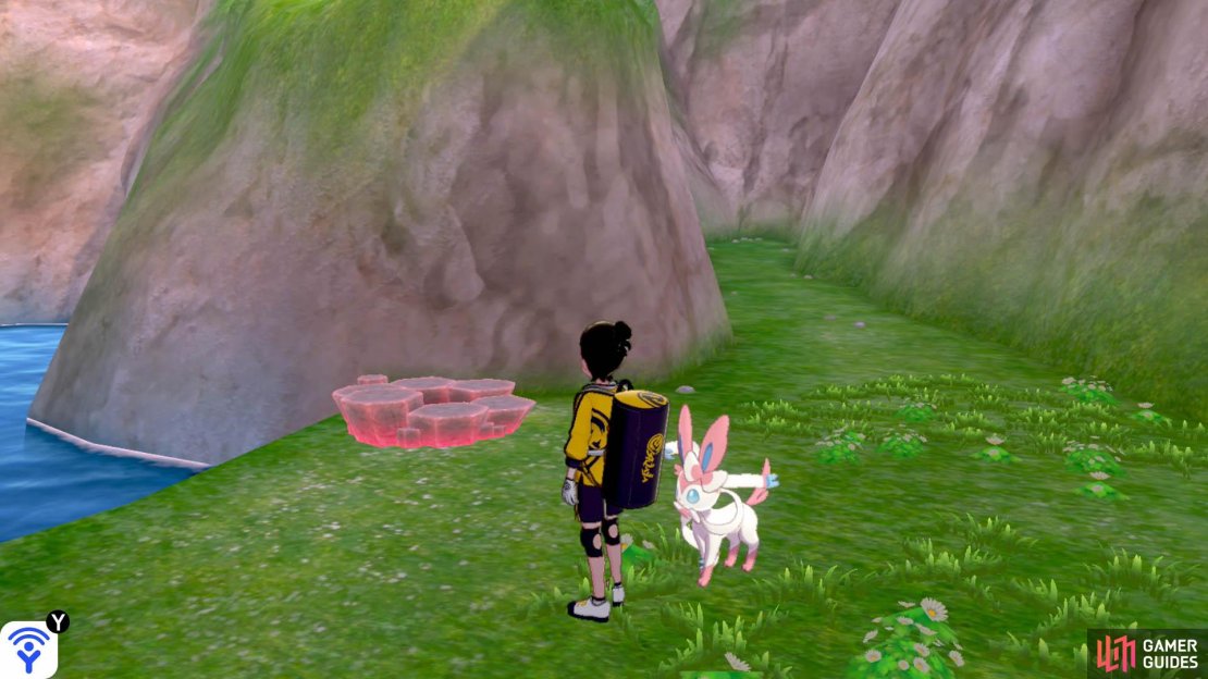 At the start of the narrow part of land opposite Honeycalm Island, on the side of the mainland. It&rsquo;s where TR19 Tri Attack is.