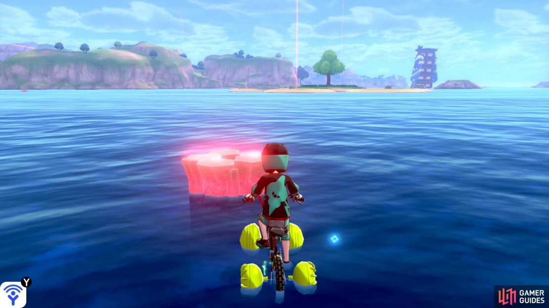 From Den B, turn so that Honeycalm Island is on your left. It&rsquo;s straight ahead, in the middle of the sea.