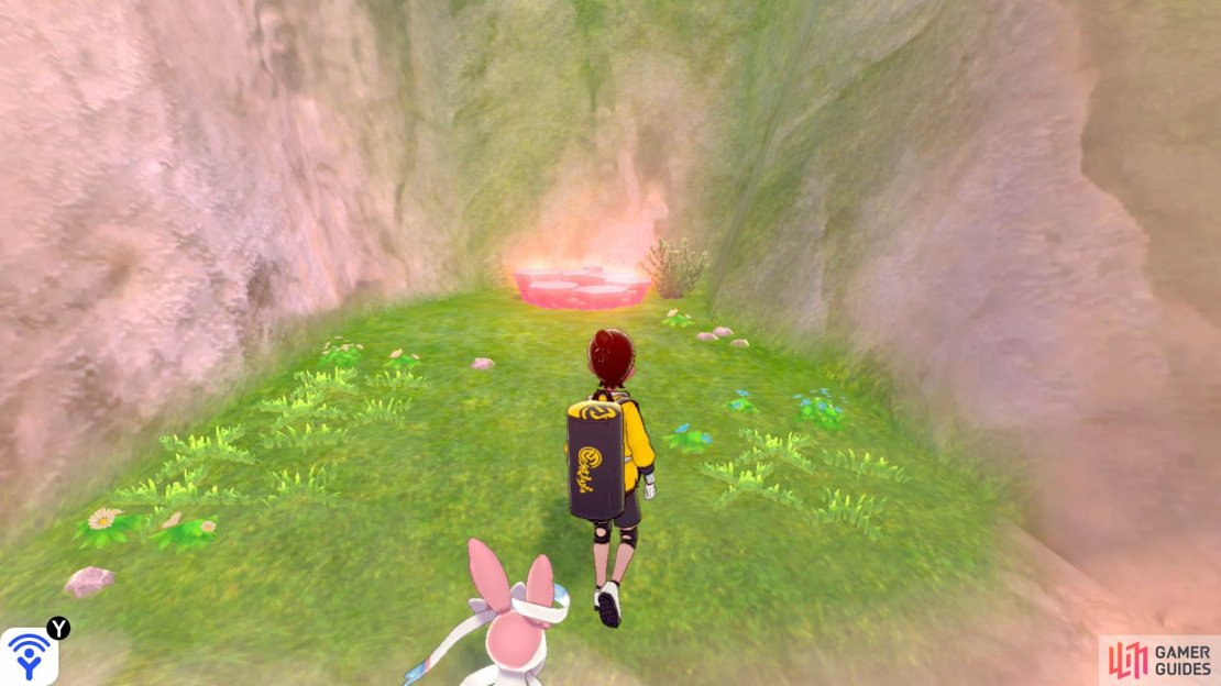 From the same island, go left from the main shore (while facing the island). There&rsquo;s a smaller shore, where you can land a short distance away. This den&rsquo;s located there.