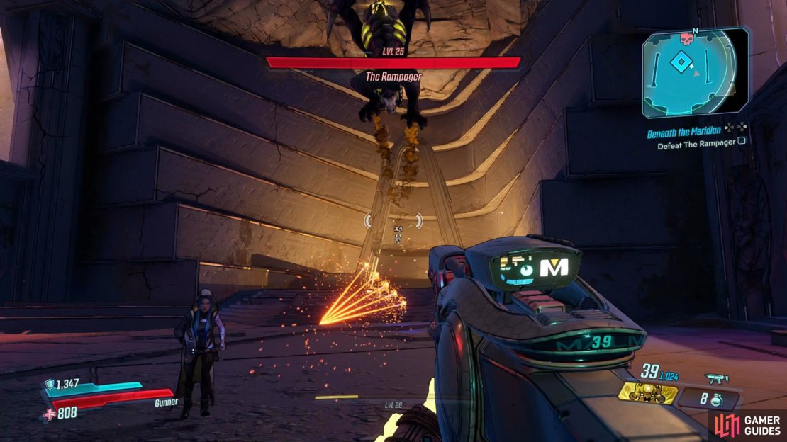 The Rampager creates a Shockwave when it lands