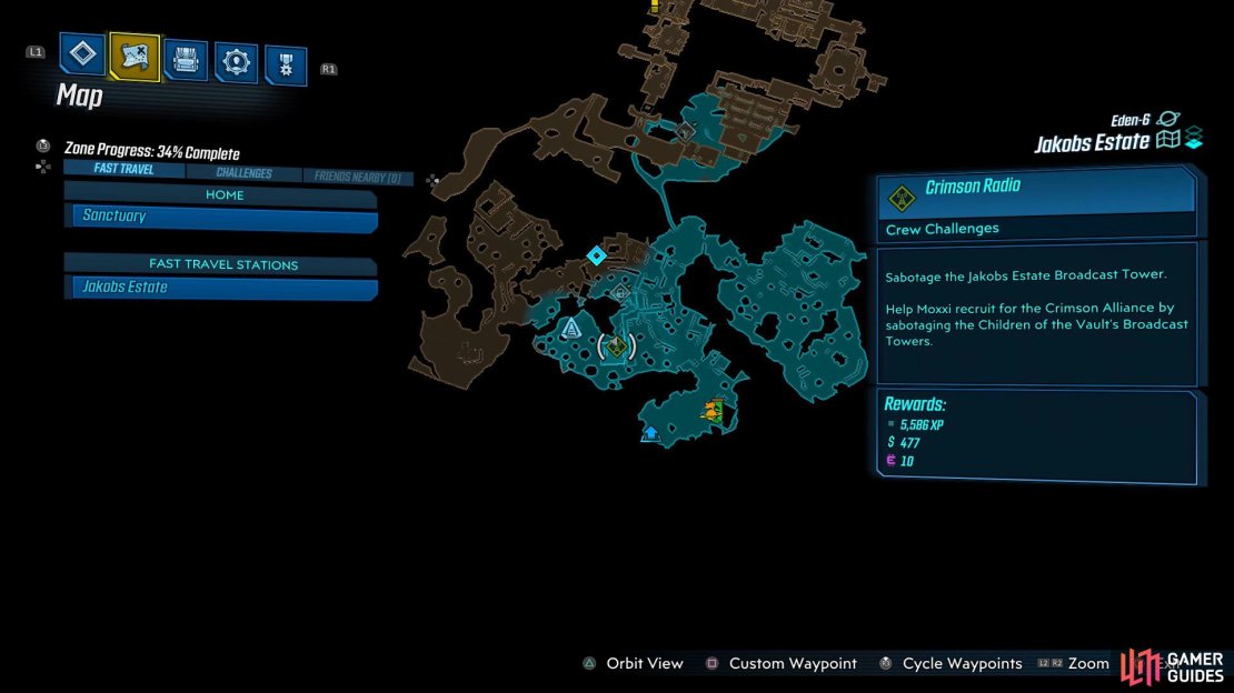 Head to this location on the map,