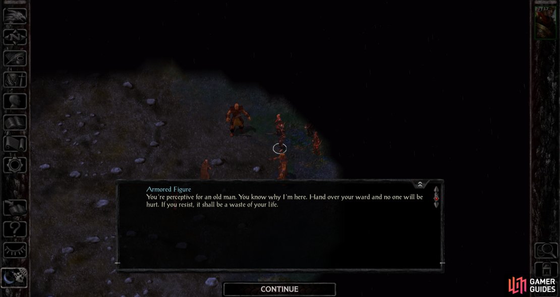 Not long after leaving Candlekeep you’ll be set upon by unconquerable foes.