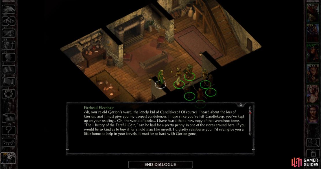 Talk to Firebead Elvenhair and he&rsquo;ll send you on another fetch quest.