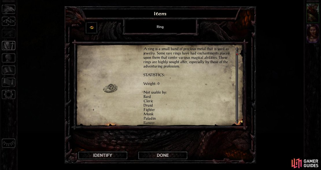 Magical items by default are unidentified - you&rsquo;ll have to identify them to reveal their properties.