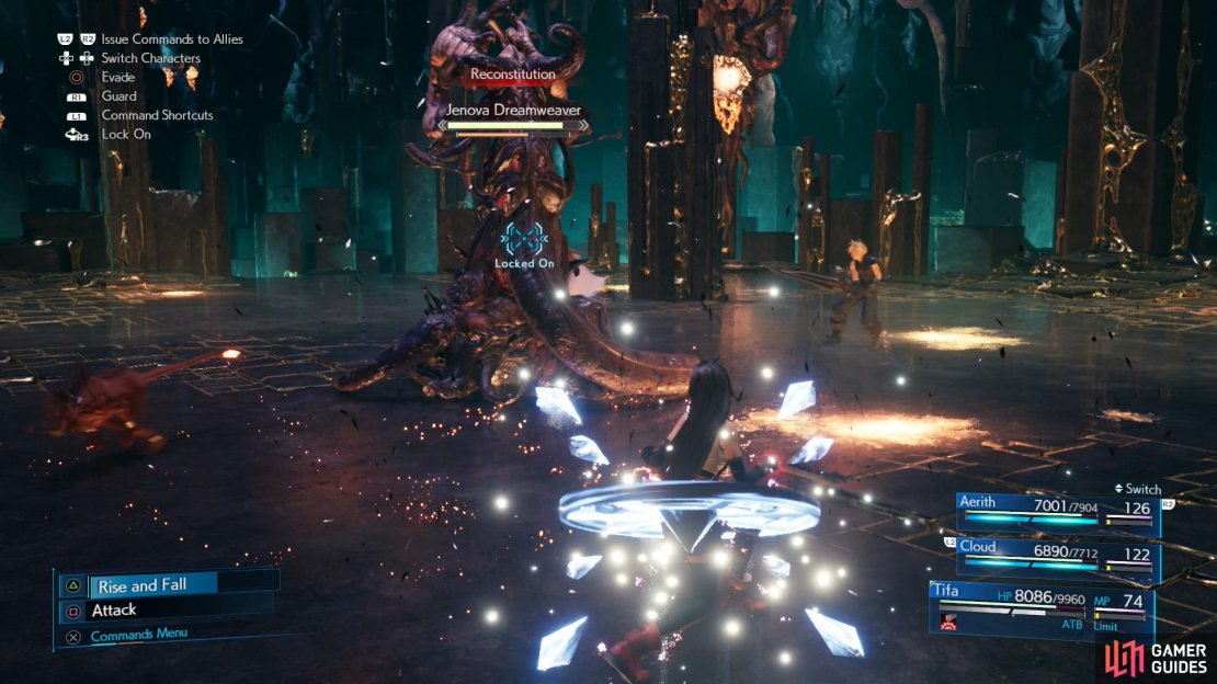 Jenova Dreamweaver will conjure miasmas that can inflict &ldquo;Stop&rdquo;.