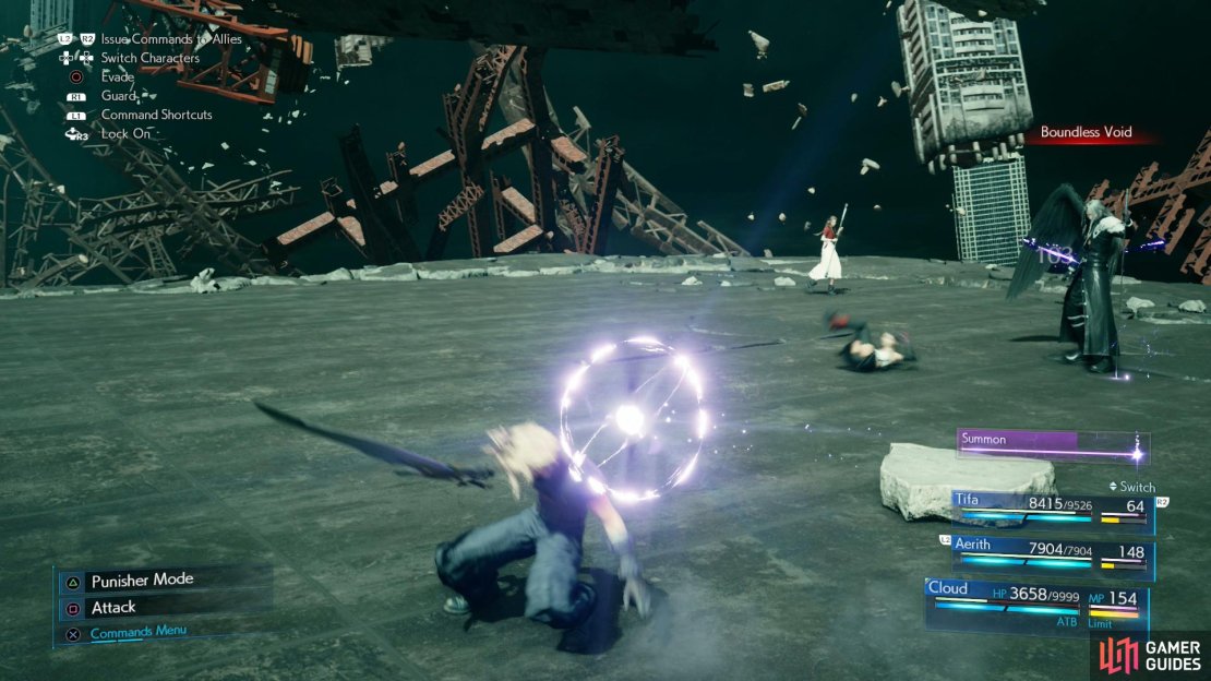 Avoid &ldquo;Boundless Void&rdquo; with a well-timed dodge.