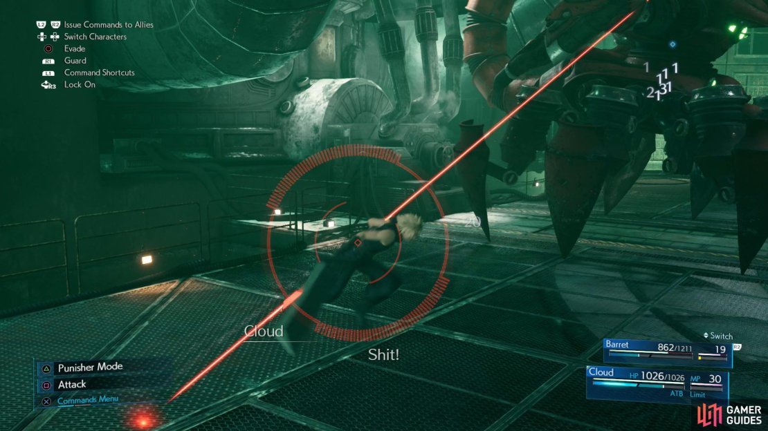 When the Scorpion Sentinel selects a target, continue switching to the other character, as your offense will be less impeded.