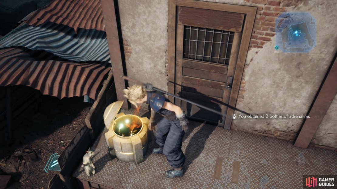 Take a meandering route to reach Seventh Heaven to score some loot, like some Grenades,