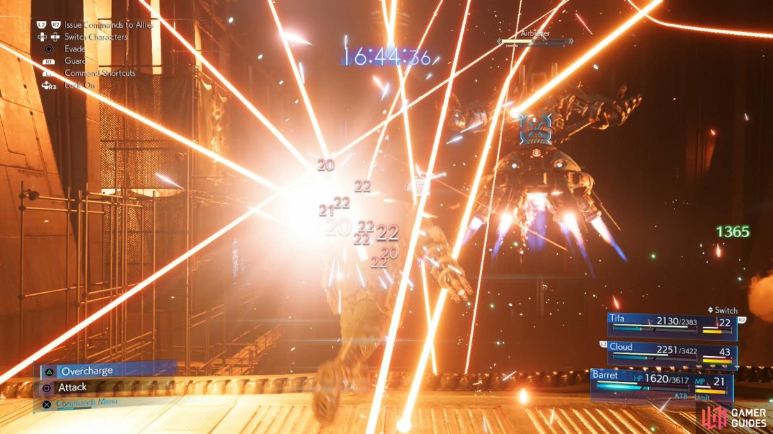 While Airbuster flies around it&rsquo;ll resort to ranged attacks, like shooting laser barrages,