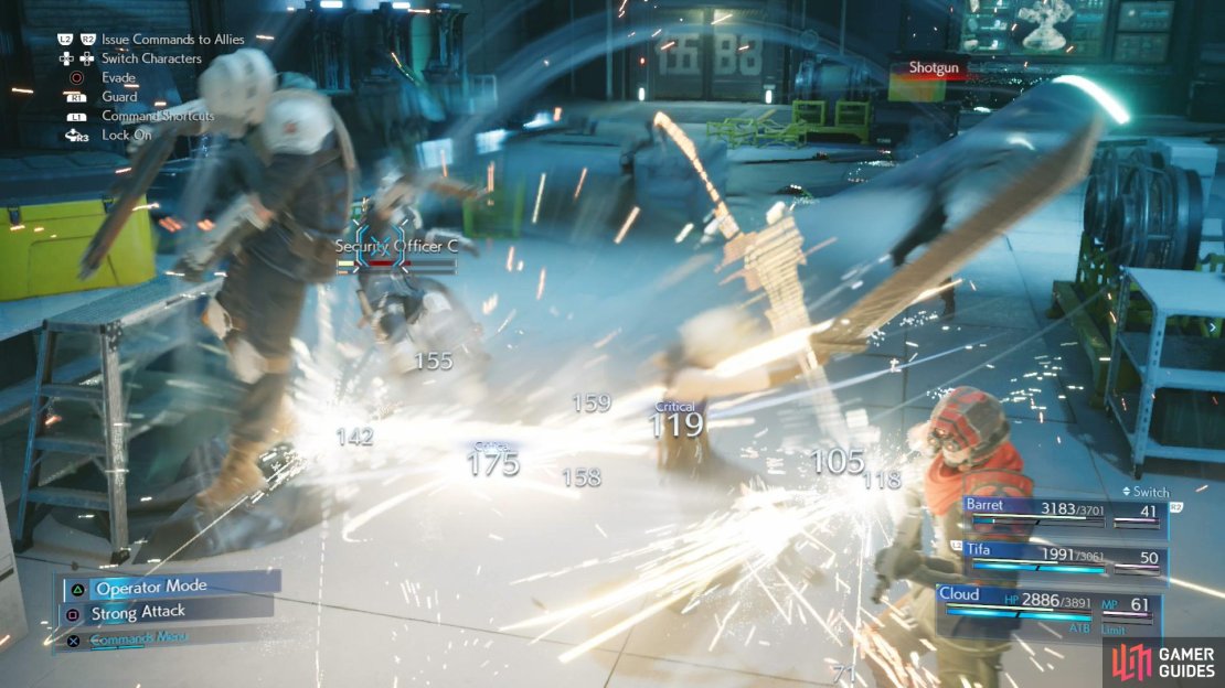 The small facility rooms make Cloud&rsquo;s Punisher mode even more effective.