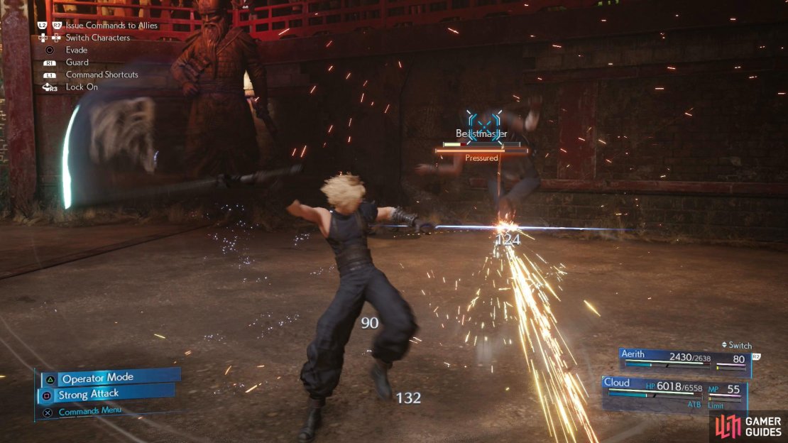 Defeating the Beastmaster is simply a matter of chasing him down with Cloud.