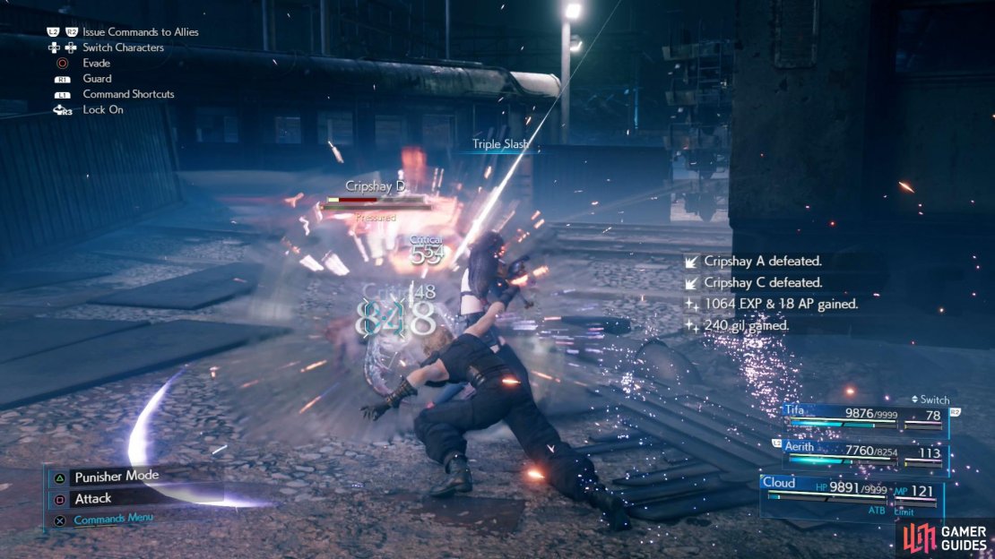 &ldquo;Triple Slash&ldquo; is once again a useful ability to use at the outset of every battle.