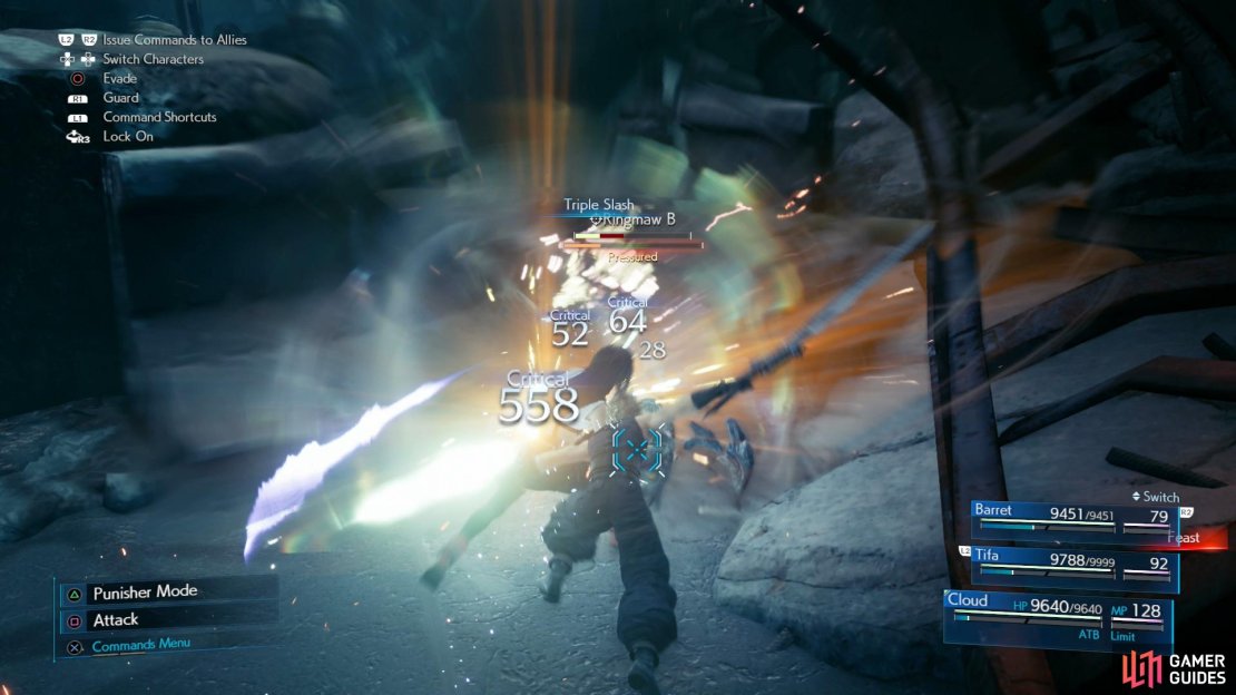 Once again, &ldquo;Triple Slash&rdquo; will prove useful in  cutting your way through the trash mobs ahead.