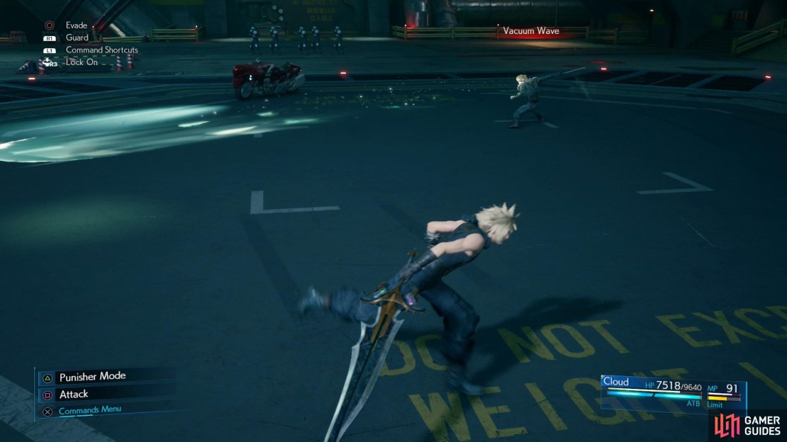 Roche&rsquo;s &ldquo;Vacuum Slash&rdquo; attack can&rsquo;t be blocked, so dodge it by running to the side.
