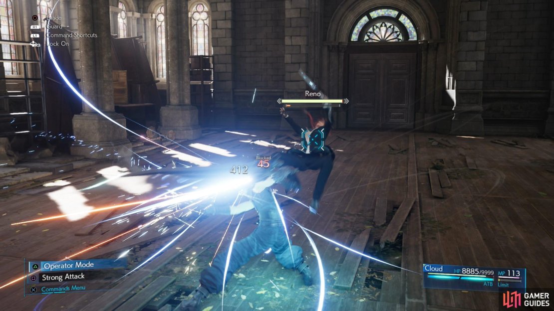 Reno has little answer for Punisher mode&rsquo;s counterattacks,