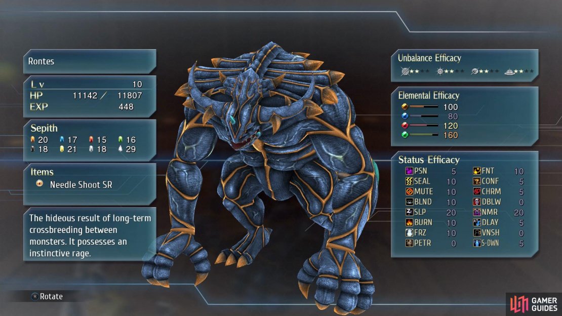 Use a Battle Scope to find out his weaknesses 
