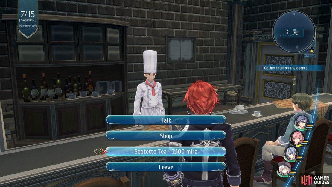 Head int the Plaza Bifrost Department Store to purchase the Septetto Tea Recipe,