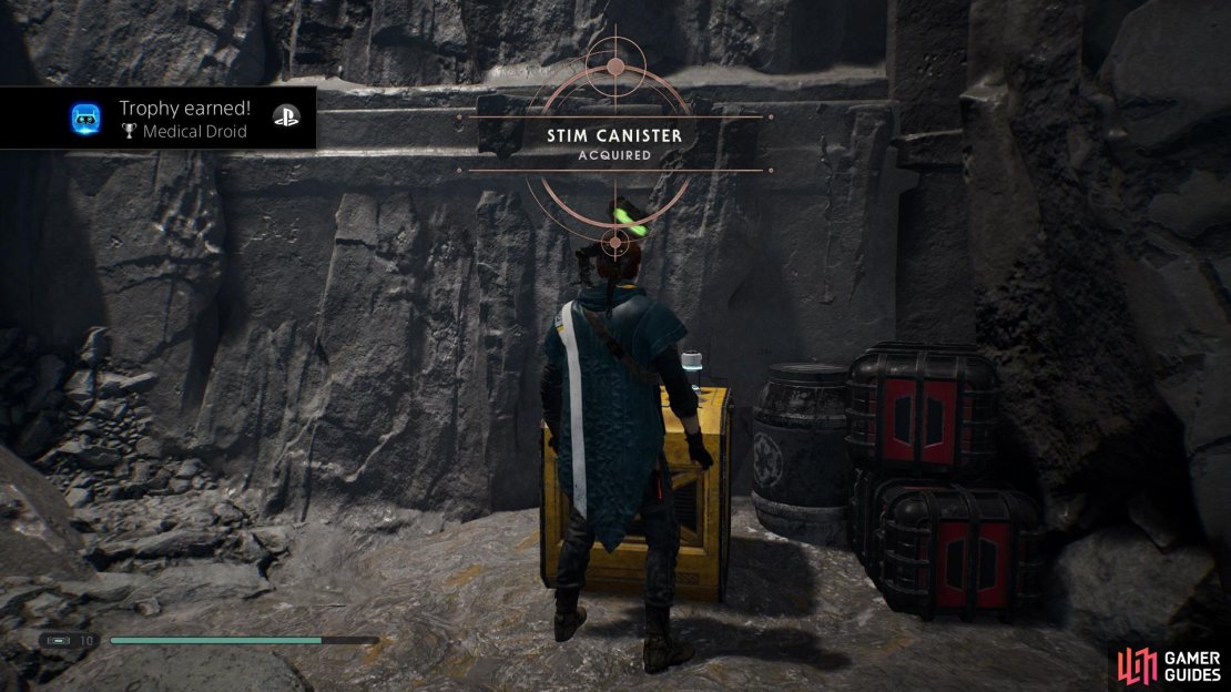 You&rsquo;ll find the fifth Stim Canister hidden behind a wall in the Imperial Dig Site.