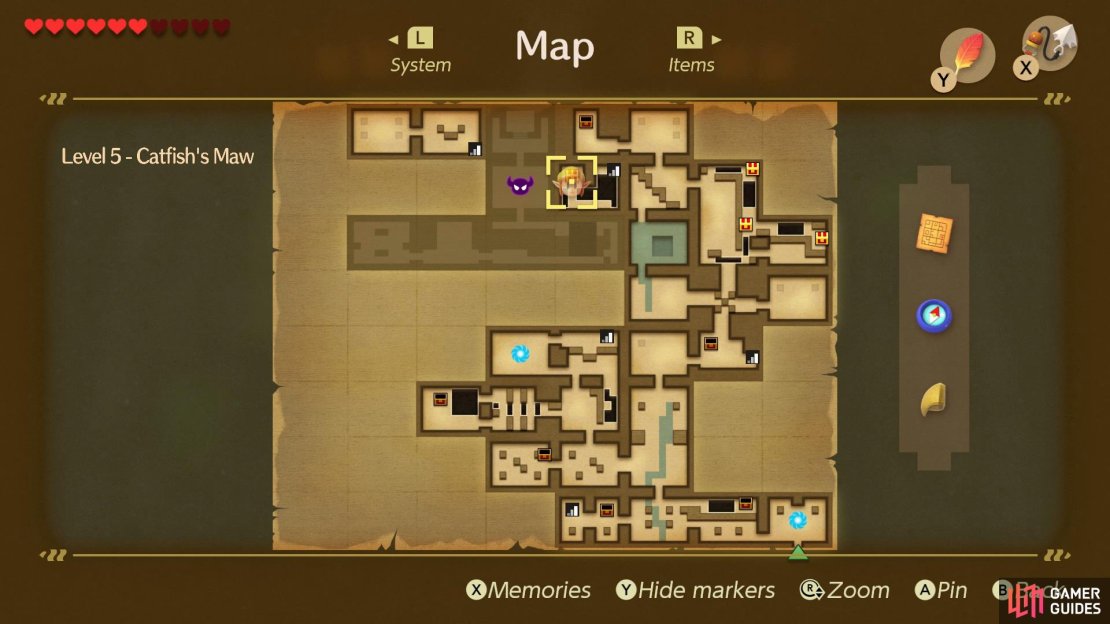Head towards this location on the map, 