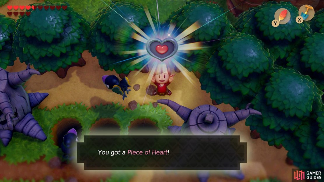 You&rsquo;ll be able to find a Piece of Heart behind a tree in the back right of Tabahl Wasteland.