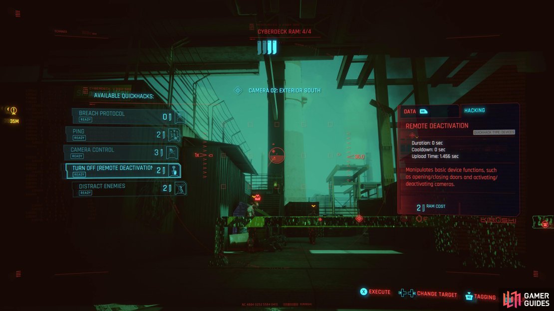 If you enter via the front, take out the cameras first