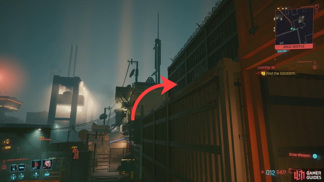 From where Rogue stops leading the way, jump up onto a shipping container,
