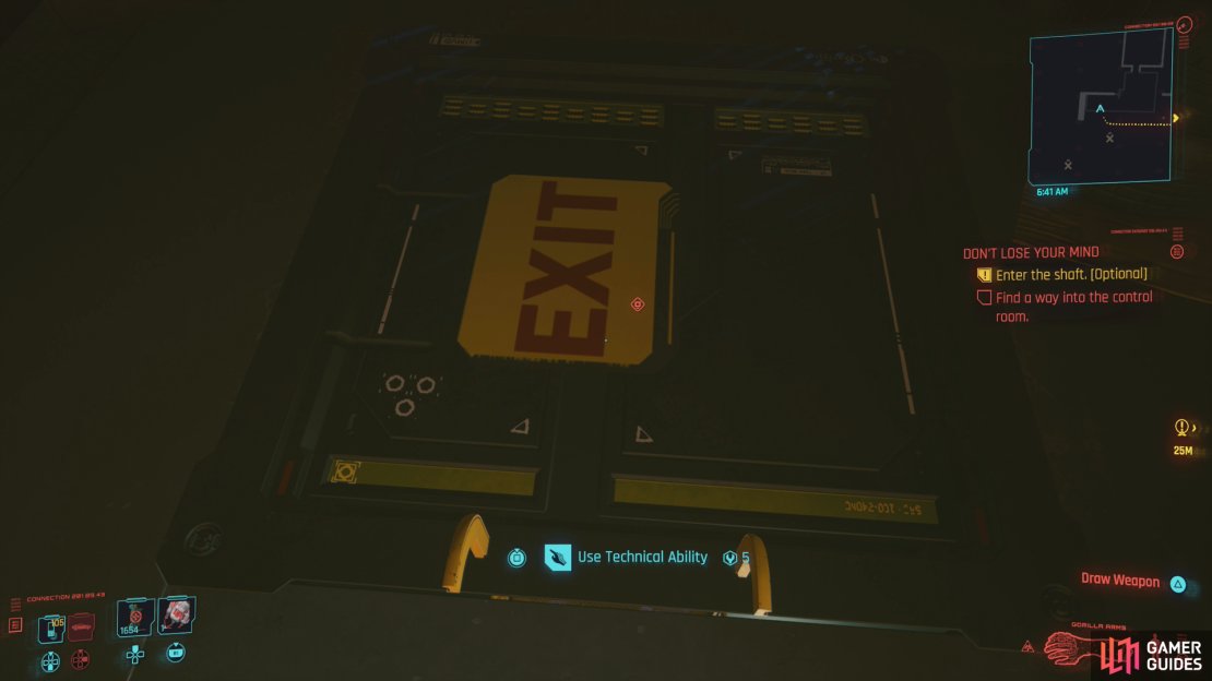 If you couldn&rsquo;t force the door earlier, your route to the control room lies either through a hatch on the ground,