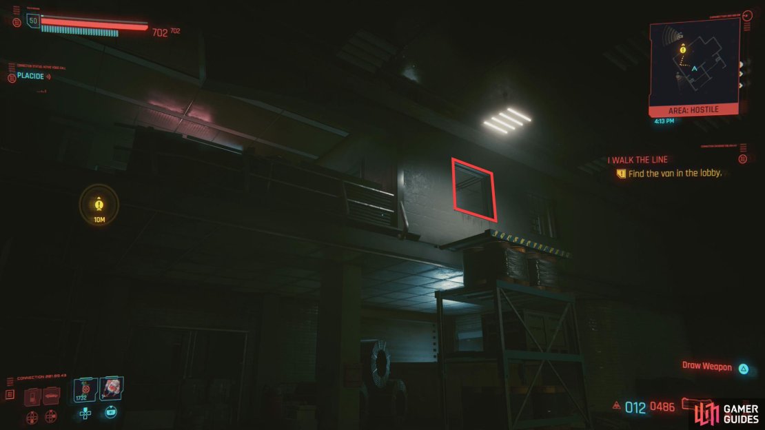 Using double jump to reach a window,