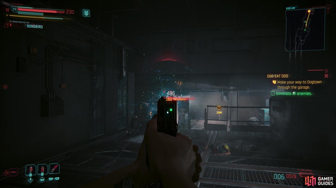 When stealth isn&rsquo;t possible, you can rely on the potent charged shots of tech pistols to bring down enemies.