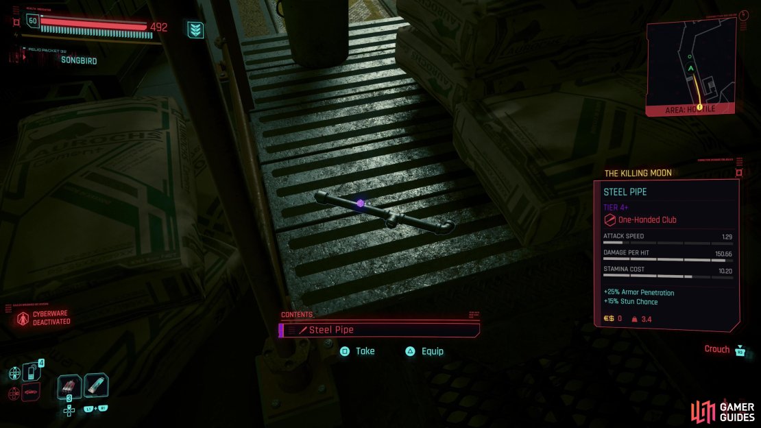 Search Tycho Terminal for the odd weapon, if you need one.