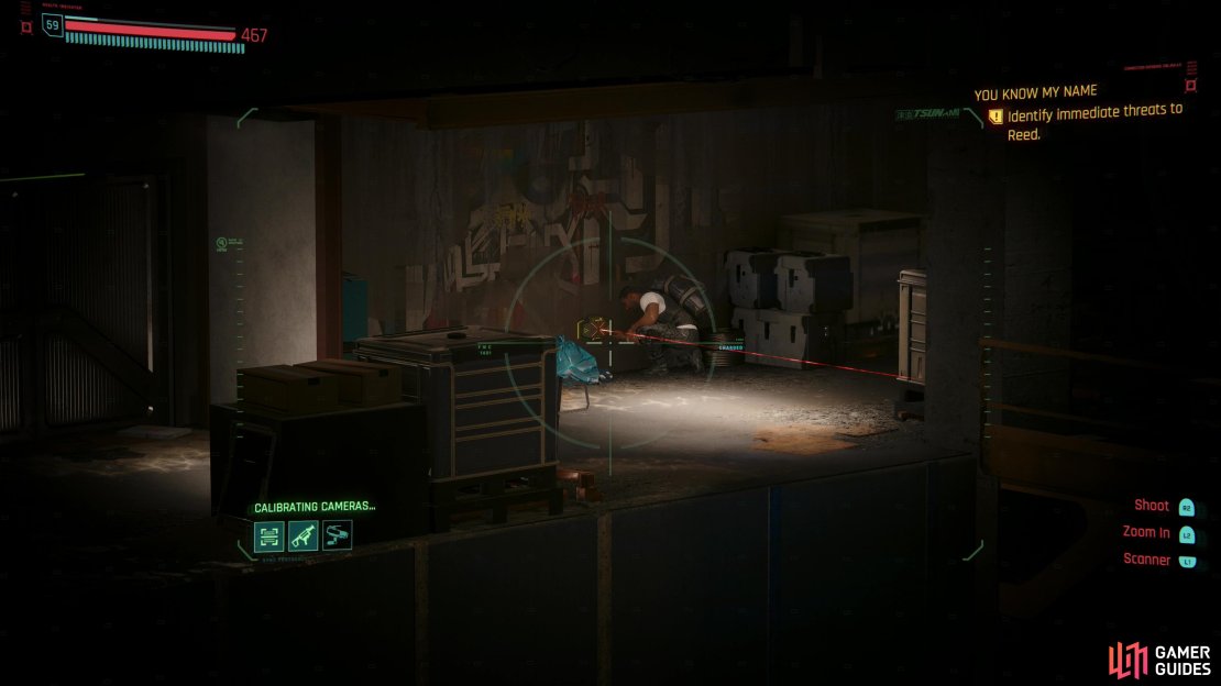Inform Reed about the mine and he&rsquo;ll disarm it.
