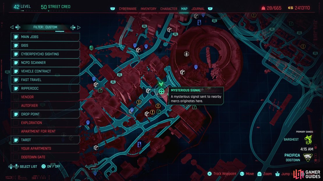 As you explore Dogtown you&rsquo;ll find a &ldquo;Mysterious Signal&rdquo;.