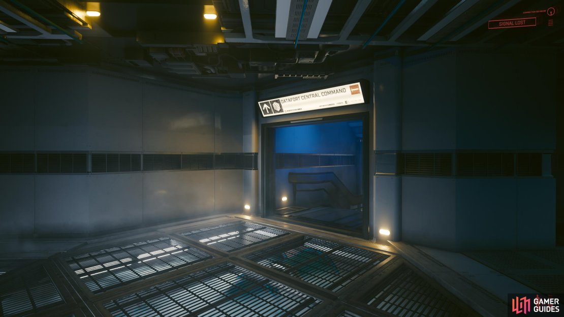 On the same side of the room as the Thermic Control Room is the Datafort Room.